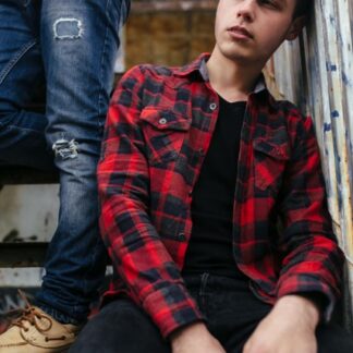 Men's plaid flannel shirt