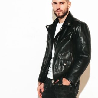 Men's leather jacket